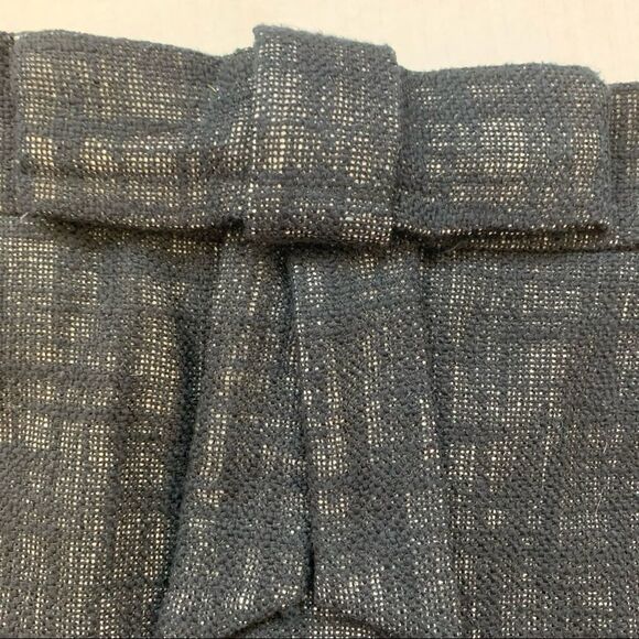 Milly dark gray linen bow front pencil skirt Sz 6 - Picture 5 of 10